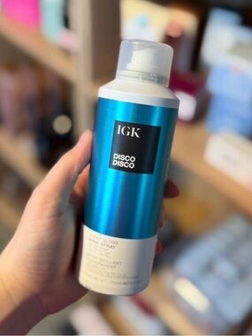 IGK Disco Disco Shine Spray - Metallic Blue